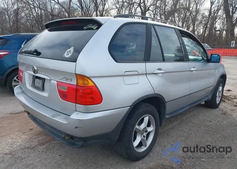 2003 BMW X5 3.0I z USA, uszkodzony, nr VIN 5UXFA53593LW24795